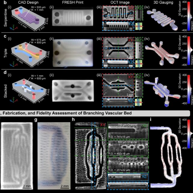 3D bioprinting of collagen-based high-resolution internally perfusable scaffolds for engineering fully biologic tissue systems