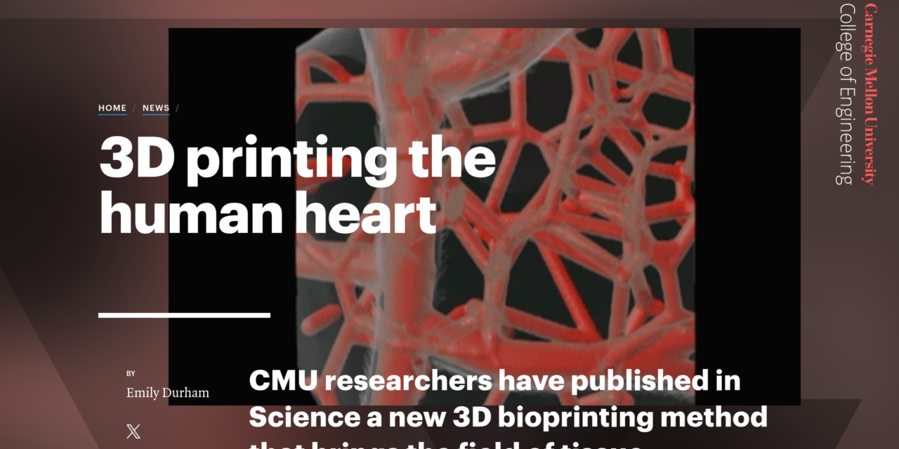 3D Printing the Human Heart