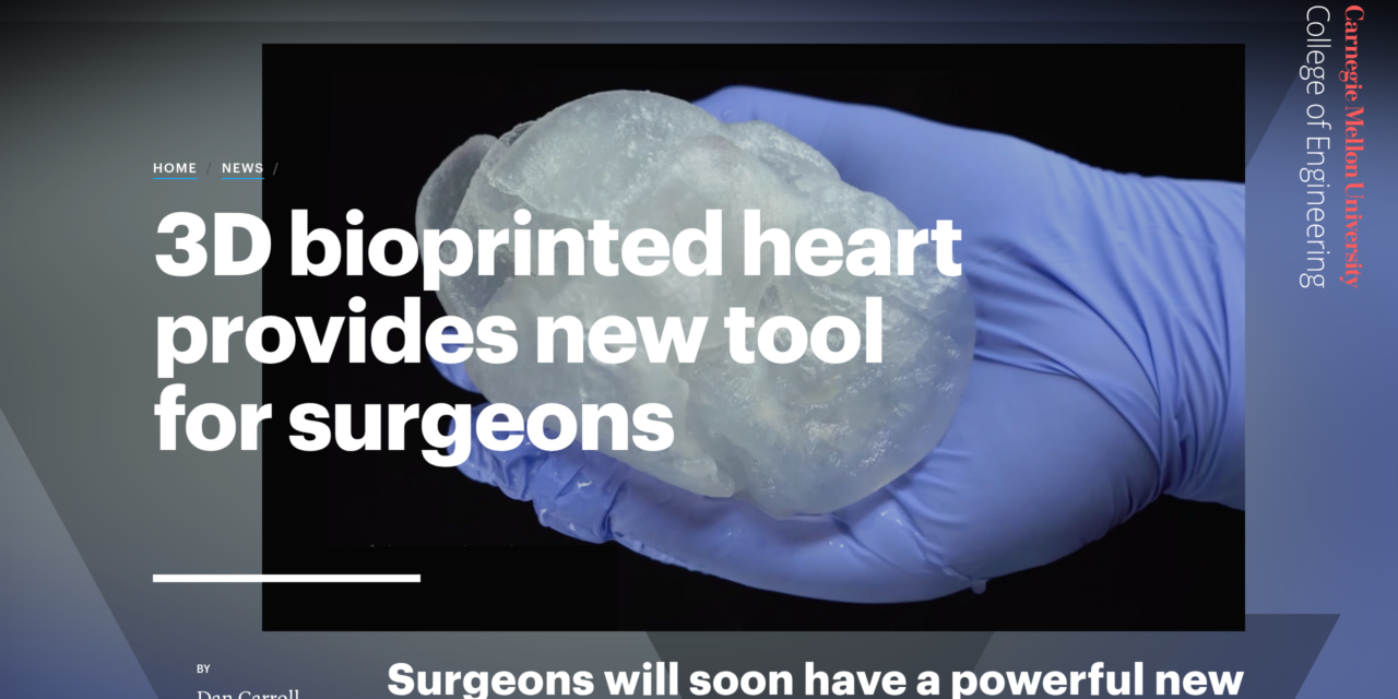 3D Bioprinted Heart Provides New Tool for Surgeons